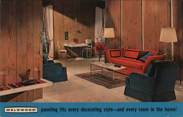 Weldwood Paneling, United States Plywood Corp. Advertising