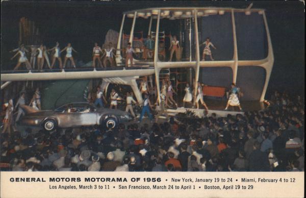 General Motors Motorama of 1956 Miami Florida Cars