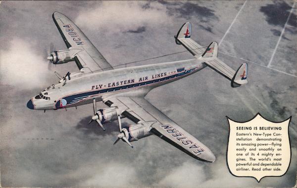 Easter Air Line Constellation. Scene from film Air Power is Peace Power.