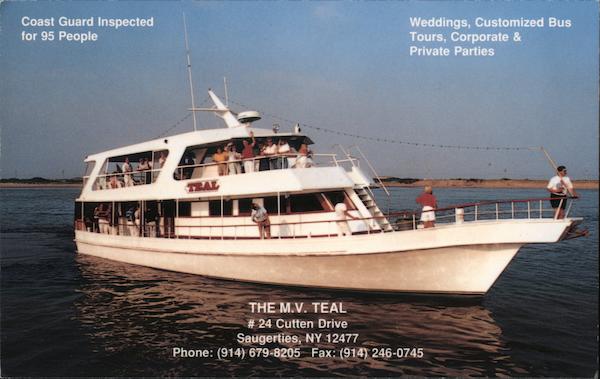 The M.V. Teal - North River Cruises Saugerties New York