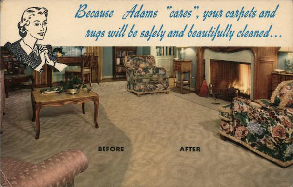 Because Adams cares, your carpets and rugs will be safely and beautifully cleaned...