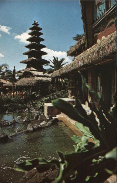 Adventureland. Far East tempels Orlando Florida Disney