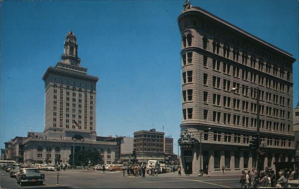 Broadway and 14th Street- The Hub of This Busy and Fast Growing City Oakland California