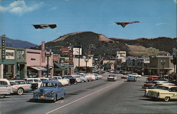 Honolulu Street view looking East Montrose California