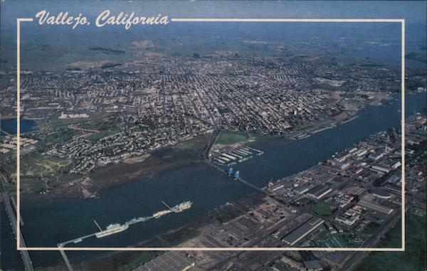 Aerial View of Vallejo California