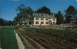 Bethel Inn, flower gardens Maine Postcard Postcard Postcard