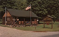The Log Cabin Postcard