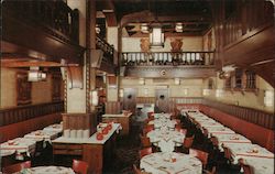 The Pickwick Tavern dining room Postcard