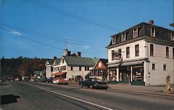 Main Street Business District Postcard