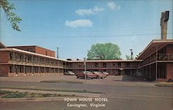 Town House Motel Covington, VA Postcard Postcard Postcard