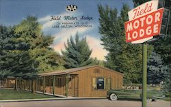 Field Motor Lodge Postcard