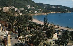 View of Repulse Bay Beach fro Hotel Verandah Postcard