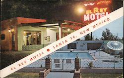 El Rey Motel Santa Fe, NM Postcard Postcard Postcard