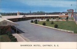 Shamrock Motel Gaffney, SC Postcard Postcard Postcard