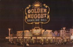 Golden Nugget Gambling Hall Las Vegas, NV Postcard Postcard Postcard