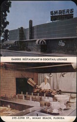 Embers Restaurant & Cocktail Lounge Postcard