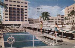 The Nautilus Hotel, pool Postcard