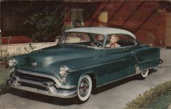Oldsmobile Series 98 Holiday Coupe advertisement Postcard