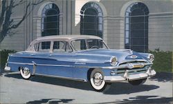 1954 Plymouth Belvedere Four-Door Sedan Cars Postcard Postcard Postcard