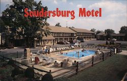 Soudersburg Motel Pennsylvania Postcard Postcard Postcard