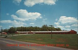 Franklin Motel & Restaurant Postcard