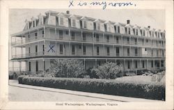 Hotel Wachapreague, Wachapreague, Virginia Postcard Postcard Postcard