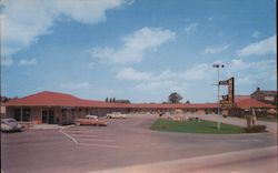 Avon Ultra Modern Motel & restaurant Postcard