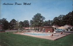 Andrews Pines Motel Texarkana, TX Postcard Postcard Postcard