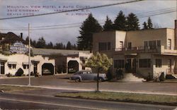 Mountain View Motel & Auto Court Postcard