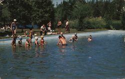 Children's Pool at San Francisco Recreation Camp, Mather, Tuolomne County, California Postcard