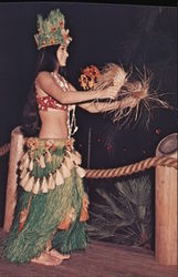 The Polynesian Luau - Walt Disney World Postcard