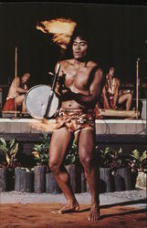 Polynesian Luau - Walt Disney World Postcard