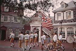 The Fire and Drum Corps Postcard