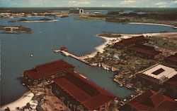 The Polynesian Village Resort Postcard