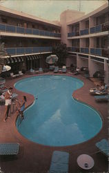 The Beverly Carlton, pool Postcard