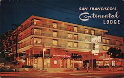 San Francisco's Continental Lodge California Postcard Postcard Postcard