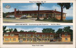 Lake aire Motel Postcard