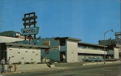 Douglas Inn Motel, fire hydrant Postcard