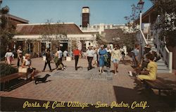 Ports of Call Village San Pedro, CA Geo. E. Watson Postcard Postcard Postcard