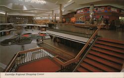 Eastridge Regional Shopping Center, three levels and courtyard, Macy's San Jose, CA Postcard Postcard Postcard