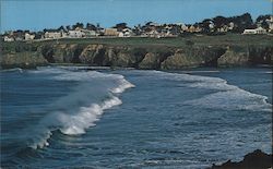 Town of Mendocino, Calif. Postcard