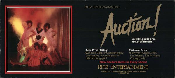 Ritz Entertainment Forest Ranch California Advertising