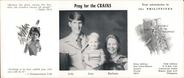 Pray for the Crains, your missionaries to the Philippines
