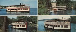 Schedule Sightseeing Cruises Aboard The Songo River Queen Naples, ME Carleton W. Patriquin Large Format Postcard Large Format Po Large Format Postcard