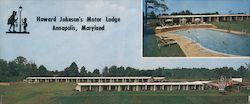 Howard Johnson's Motor Lodge Large Format Postcard