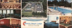 Atlantis Beach Lodge Large Format Postcard