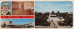 Blue Marlin Motel Large Format Postcard