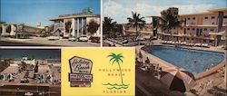 Holiday Beach Motel Rooms and Apartments Hollywood Beach, FL Large Format Postcard Large Format Postcard Large Format Postcard