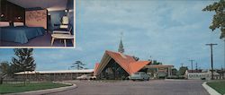 Howard Johnson's Motor Lodge-Restaurant Large Format Postcard