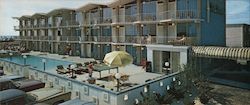 A Star Stream, A Motel By The Sea - Avalon, New Jerset Large Format Postcard
